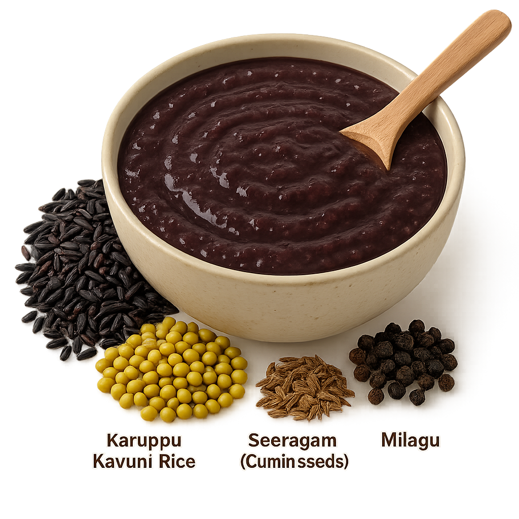 Siddhan Karuppu Kavuni Rice Mix – Traditional Tamil Superfood | Rich in Iron & Antioxidants | For 1 Year+ to All Ages | 450g