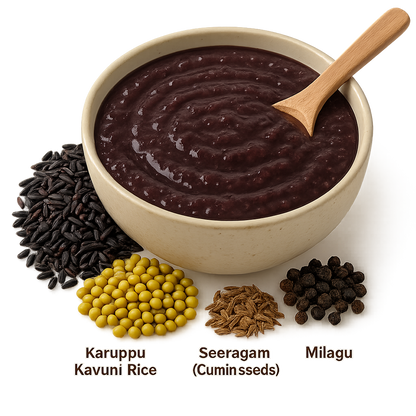 Siddhan Karuppu Kavuni Rice Mix – Traditional Tamil Superfood | Rich in Iron & Antioxidants | For 1 Year+ to All Ages | 450g