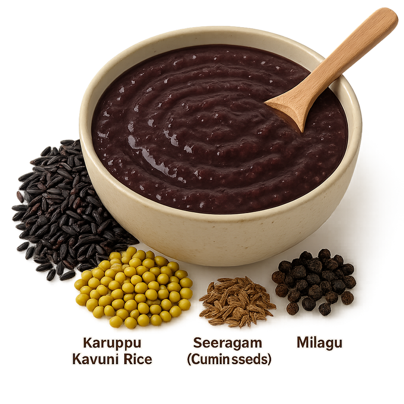 Siddhan Karuppu Kavuni Rice Mix – Traditional Tamil Superfood | Rich in Iron & Antioxidants | For 1 Year+ to All Ages | 450g