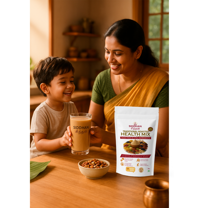 SIDDHAN Health Mix – 100% Natural Nutrition for Kids & Family (250g)
