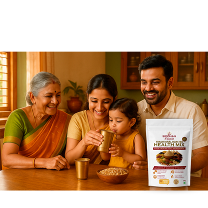SIDDHAN Health Mix – 100% Natural Nutrition for Kids & Family (250g)