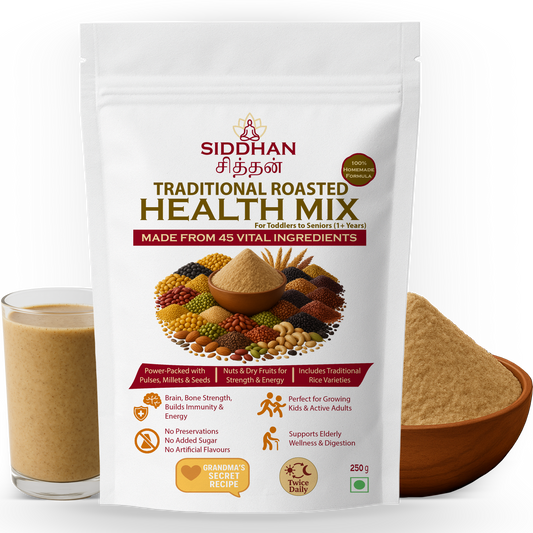 SIDDHAN Health Mix – 100% Natural Nutrition for Kids & Family (250g)